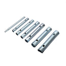 6PC 8-19mm Metric Tubular Box Wrench Set Tube Bar Spark-Plug Spanner Steel