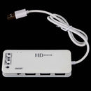 3 Port Usb 2.0 Hub External 7.1Ch Sound Card Headset Microphone Adapter For