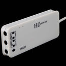 3 Port Usb 2.0 Hub External 7.1Ch Sound Card Headset Microphone Adapter For