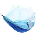 Portable Double Mosquito Net Hammock Swing Bed 2 Person Hanging Sleeping Bed Travel Camping