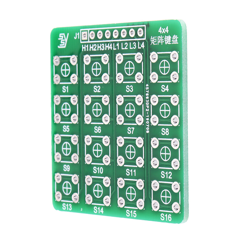 4X4 Matrix Keyboard Tact Touch Switch MCU Learning Board Development Board External Expansion Kit