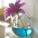 Creative Wall Hanging Transparent Glass Vase Hydroponic Living Room Home Decor