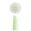 Well Star D10-1 Portable Mini USB Fan LED light Fan Handheld Rechargeable Air Cooler Silent Cooling Fan For Home Office Student Dormitory Outdoors Travelling