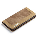 Caseme Canvas Magnetic Flip Bracket Wallet Protective Case For Samsung Galaxy S9 Plus