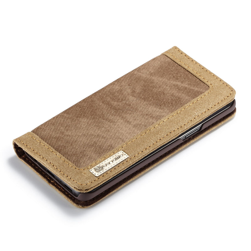 Caseme Canvas Magnetic Flip Bracket Wallet Protective Case For Samsung Galaxy S9 Plus