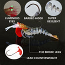 1Pcs Soft Shrimp Fishing Lures Artificial Shrimp Baits 7g/5cm Soft Lure Bio