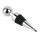 Wine Caddy Stainless Steel Wine Bottle Stoppers Decorative Chrome Ball Desi Z7L9