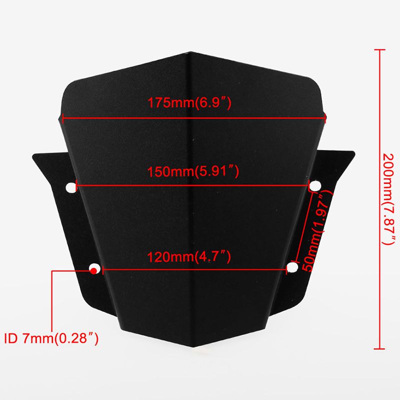 Fz09 Windscreen Windshield For Yamaha FZ-09 2014-2016 Aluminum Alloy E6O8