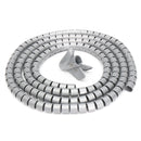 3mx25mm Spiral Wrap Cable Tidy PC TV Wire Binding Organizing Tool Office Home