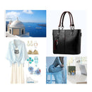 Women Handbags Makeup Bag Ladies Hand Bag For Women Solid Shoulder Bag Leat