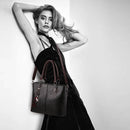 Women Handbags Makeup Bag Ladies Hand Bag For Women Solid Shoulder Bag Leat