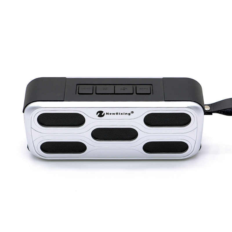 Newrixing Outdoor Wireless bluetooth Speaker TF Card U Disk AUX Waterproof Shockproof Stereo Speaker with Mic