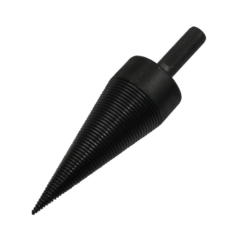 38mm Wood Splitter Screw Cone Kindling Triangle Handle Firewood Splitter Drill Bit