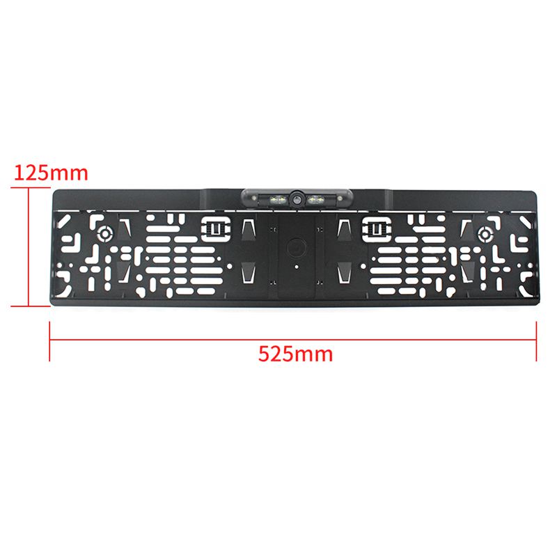 Eu License Plate Frame Hd Rear View Camera Infrared Light C8J5