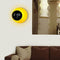 Loskii 098 Creative Moon Shape Electronic Alarm Clock LED Wake Up Night Light Weather Station Touch Control