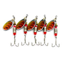 Hengjia Spoon Lure Hard Spinnerbait Metal Spinner Fishing Lures Pesca Swimb R7P3