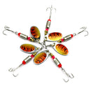 Hengjia Spoon Lure Hard Spinnerbait Metal Spinner Fishing Lures Pesca Swimb R7P3