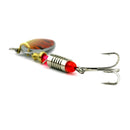 Hengjia Spoon Lure Hard Spinnerbait Metal Spinner Fishing Lures Pesca Swimb R7P3