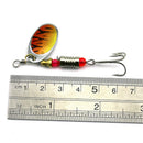 Hengjia Spoon Lure Hard Spinnerbait Metal Spinner Fishing Lures Pesca Swimb R7P3