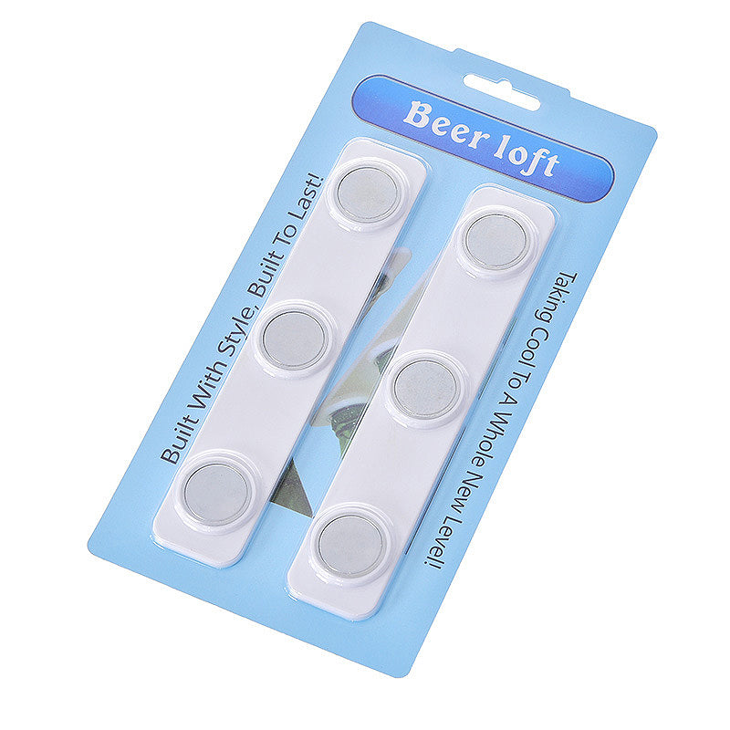 6 Magntic Bottle Hanger Holder Beer Loft Magnetic Beer Bottle And Jar HangerQ4E2