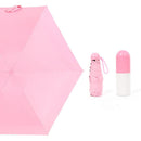 Pink Mini Capsule Women Umbrella Clear Pocket Anti-Uv Umbrella Windproof Fo