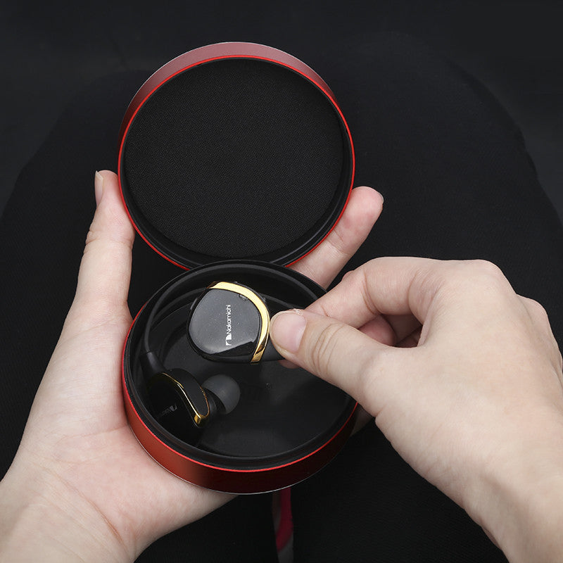 BUBM Metal Outdoor Waterproof Earphone Organized Box USB Cable Accessory Collection Storage Bag