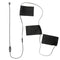 3 Gear USB Electric Heating Pads Thermal Vest Clothes Heated Mobile Warming Gear