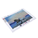 1X(Full Drill Square Diamond 5D Diy Diamond Painting"Run The Horse"Diamond