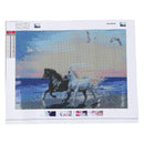 1X(Full Drill Square Diamond 5D Diy Diamond Painting"Run The Horse"Diamond