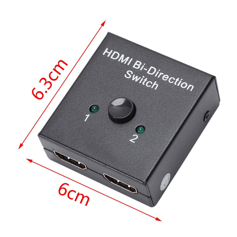 2-In-1 Hdmi Ab Switch Bidirectional Switcher,Hdmi 2.0,10.2Gbps Transmission J6B8