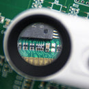 40X Jewelry Magnifier Resin Lens Magnifying Jewelry Loupe 2 LED Light