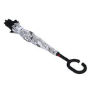 Newspaper Folding Reverse Umbrella Double Layer Inverted Windproof Rain Car