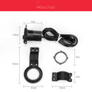 1X(12-24V Universal USB Charger Motorcycle Power Adapter Socket USB Charger