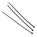 100x Strong Quality Black Cable Ties 100Mm x 2.5Mm-Heavy Duty Heat & Cold R
