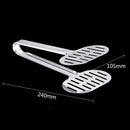 Stainless Steel Turner Tongs Kitchen Double Spatula Bread and Burger Tongs  Q2L2