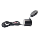 1X(12-24V Motorcycle Handlebar 5V 2.1A Usb Charger Adapter With Switch+Harn