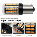 2Pcs Super Bright No Hyper Flash 1156 Canbus Car Led Light Ba15S P21W 144Sm Y7R1