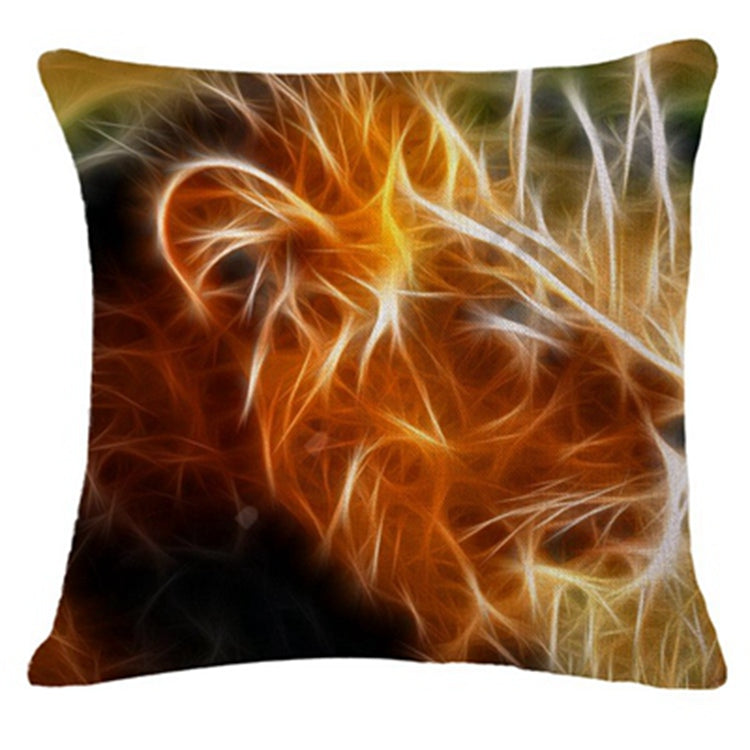 Honana 45x45cm Home Decoration 3D Animal Fluorescence 6 Optional Patterns Cotton Linen Pillow Case