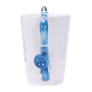 Saxophone Ceramic Coffee Mugs Porcelain Milk Mug Tea Cups Music Notes Home