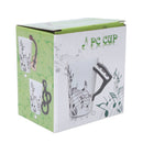 Saxophone Ceramic Coffee Mugs Porcelain Milk Mug Tea Cups Music Notes Home