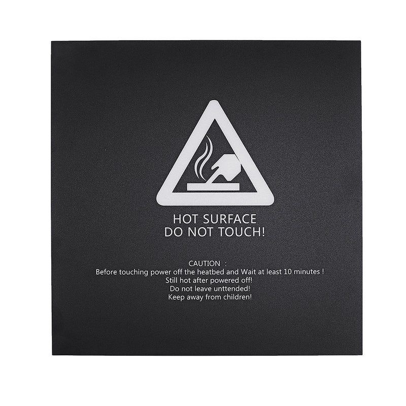 Black 220*220mm Scrub Heated Bed Sticker for 3D Printer Reprap Aluminum Plate