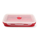 IPRee 4 Size Collapsible Silicone Lunch Boxes Portable Food Storage Kitchen Containers