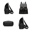 Fashion Shoulder Bag Rucksack Women Girls Ladies Backpack Travel Bag PU lea