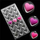 Bakeware Valentine'S Day Heart Shaped Plastic Chocolate Mold,Kitchen Chocol W6G6