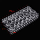 Bakeware Valentine'S Day Heart Shaped Plastic Chocolate Mold,Kitchen Chocol W6G6