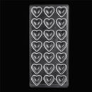 Bakeware Valentine'S Day Heart Shaped Plastic Chocolate Mold,Kitchen Chocol W6G6