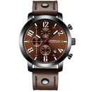 CRRJU 2215 Chronograph Casual Style Men Wrist Watch Luminous Display Quartz Watch