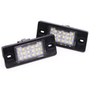 2Pcs No Error Led Number License Plate Light For Volkswagen Golf 5 Touring  G9E7