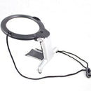 Desktop Dual-Purpose Magnifying Glass Led Jewelry Hanging Loupe Repair Read