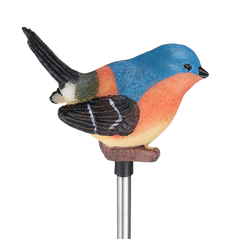 2Pcs/Set Solar Power Bird LED Light Outdoor Garden Lawn Waterproof Yard Lamp Street Light Decor